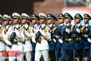 俄罗斯85名军人近日来京参加阅兵彩排