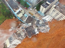 国土部通报深圳滑坡 量大坡陡致堆土垮塌