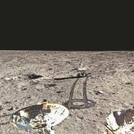 嫦娥三号月面照片带你体会月球表面的真实