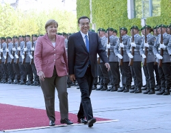 中德总理会晤全方位战略伙伴关系上新台阶
