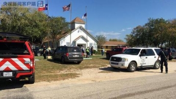 美国得州一教堂发生枪击事件 至少27人死