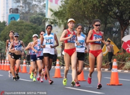 中国包揽女子20KM竞走冠亚 亚运金牌达99枚