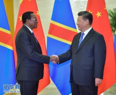 习近平会见刚果民主共和国总理奇巴拉