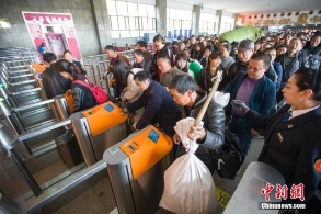 春运火车票周末开售 将发送旅客4.1亿人次