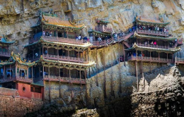 中国最险峻的6大寺庙 每座都让人惊叹不已