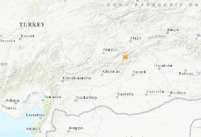 土耳其东部发生4.9级地震 震源深度10公里