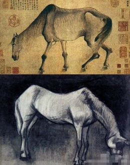 穿越的默契：梵高《老马》与南宋画作相似