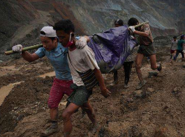 缅甸北部矿区坍塌事故遇难人数上升至166人