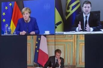 法国总统与俄乌德领导人通电话讨论乌克兰局势