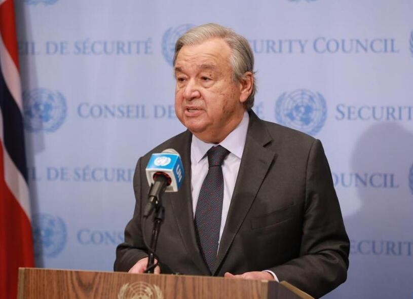 联合国秘书长表示坚持为乌克兰危机寻找和平解决方案