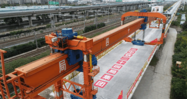 上海首条市域铁路“机场联络线”1标全线架梁完成