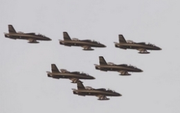 阿联酋迎国庆 海军空军展示表演