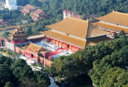 华西村博物馆建成 1比1复制故宫古建