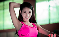 中国国家健身健美队美女风采