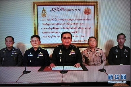泰国军方发动政变接管国家政权 扣留示威领导人和政府官员