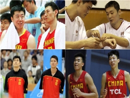 高清：中国男篮最强二人组 姚明&刘炜PK大郅&李楠