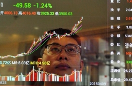 图片故事：股票波动引发“股市表情”