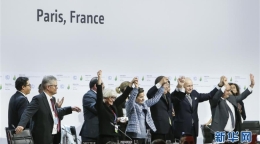 巴黎气候变化大会通过全球气候新协议