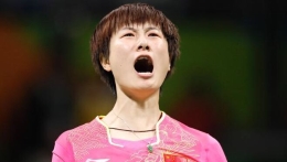 奥运会乒乓球女单决赛 丁宁封后