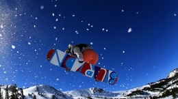 单板滑雪精彩瞬间