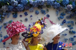 英国皇家赛马会众女“帽”美如花