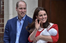 英国凯特王妃诞下第三胎