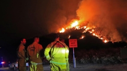 美国加州山火肆虐