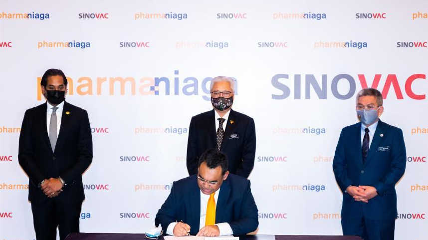 中马企业签署新冠疫苗合作协议