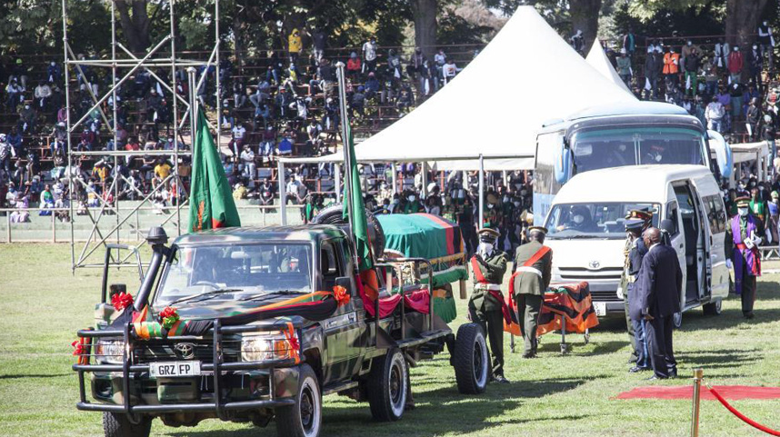 赞比亚为开国总统卡翁达举行国葬