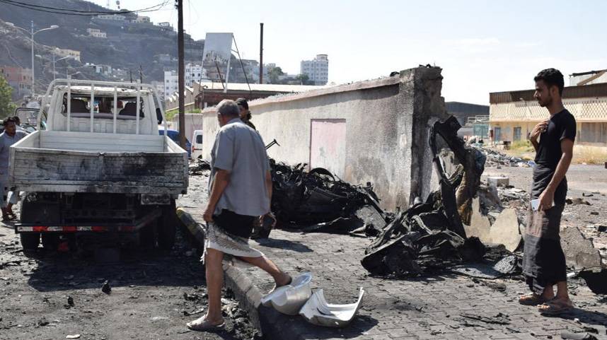 也门亚丁发生汽车爆炸袭击致5人死亡