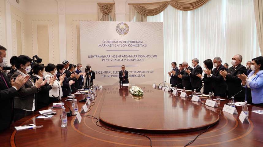 乌兹别克斯坦中央选举委员会公布总统选举最终计票结果