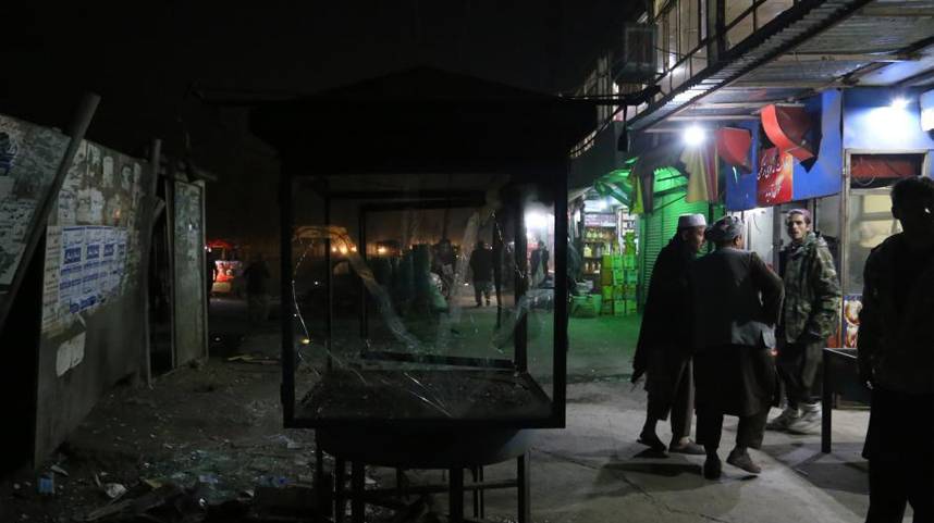 阿富汗首都两起爆炸事件导致2死4伤 
