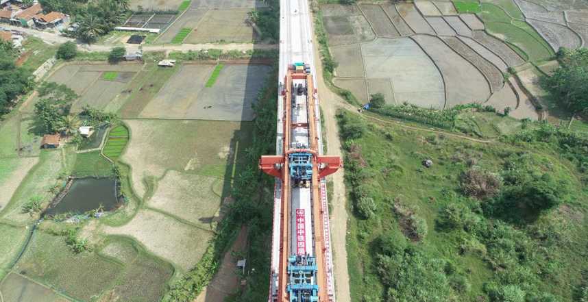 印尼雅万高铁4号梁场全面完成箱梁预制和架设任务