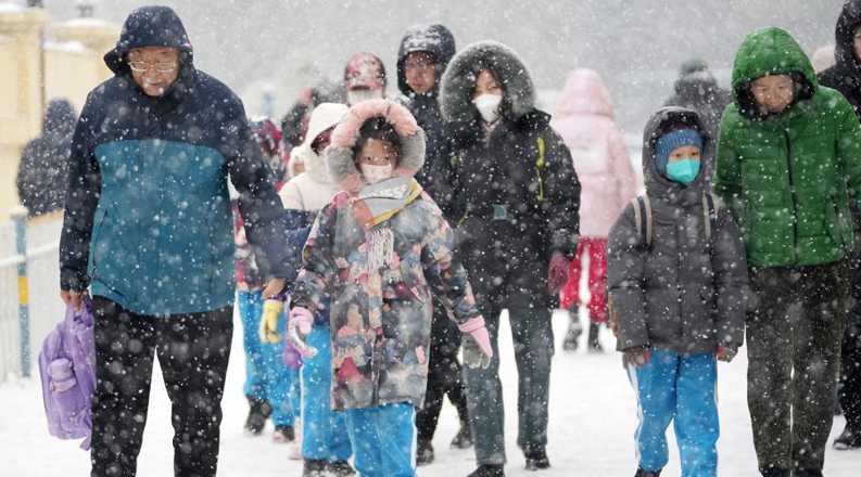 冰城哈尔滨“小雪”迎降雪