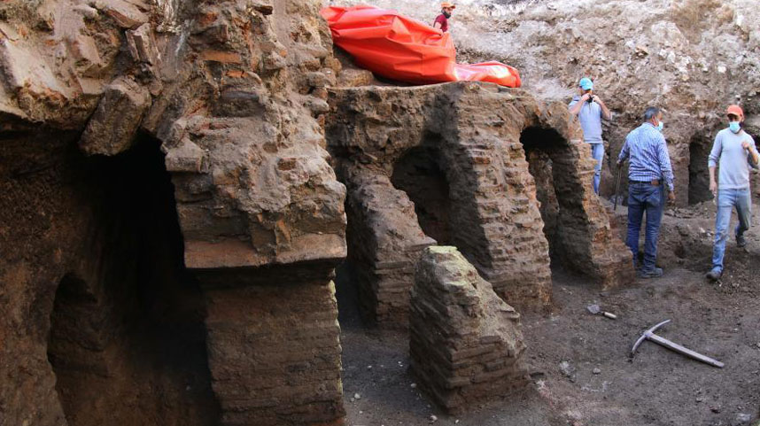 约旦首都安曼发现古罗马建筑遗址