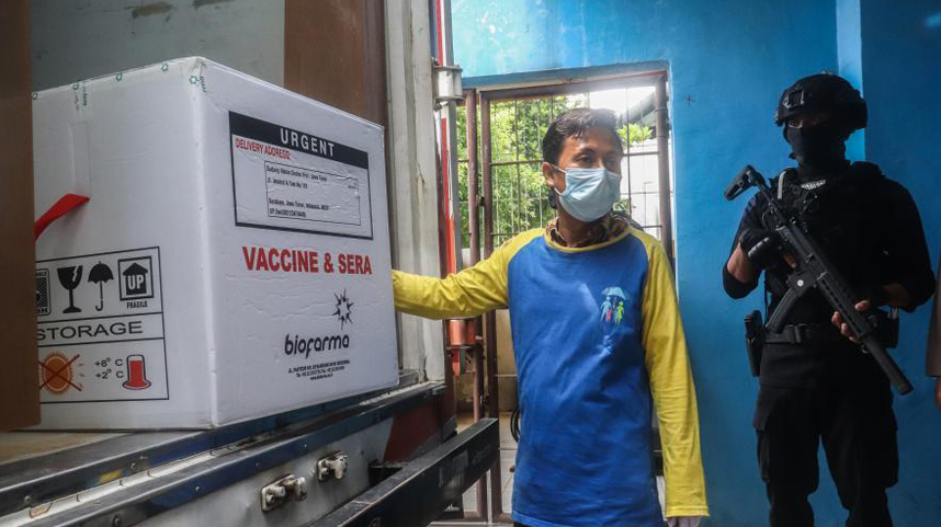 印尼向全国各地分发中国产疫苗