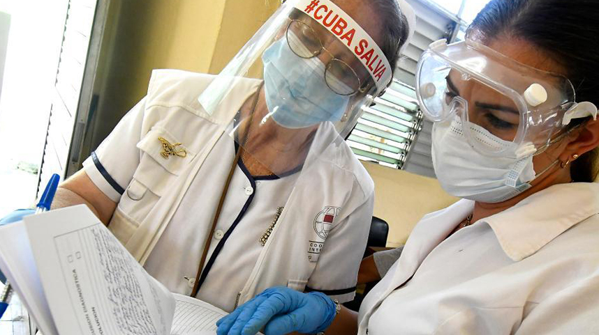 古巴志愿者接种本土研发的“主权02”新冠候选疫苗