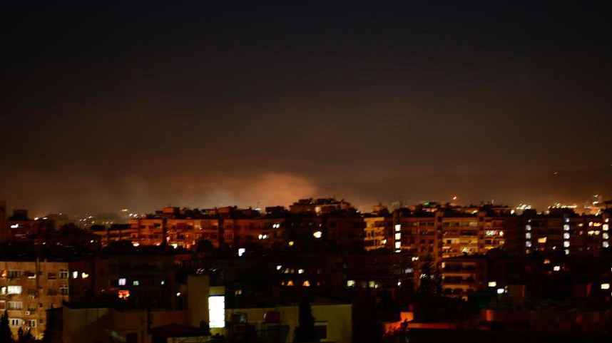 叙利亚军方说以色列空袭大马士革周边地区