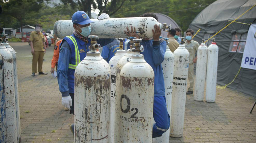印尼政府要求氧气全部供给医院