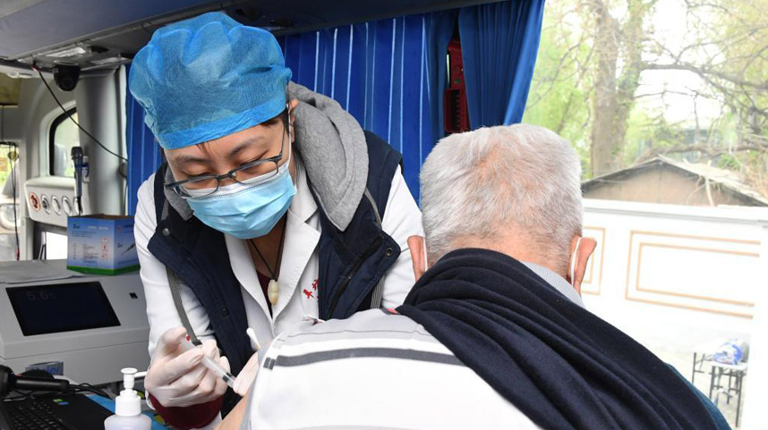 北京海淀：移动疫苗接种进社区