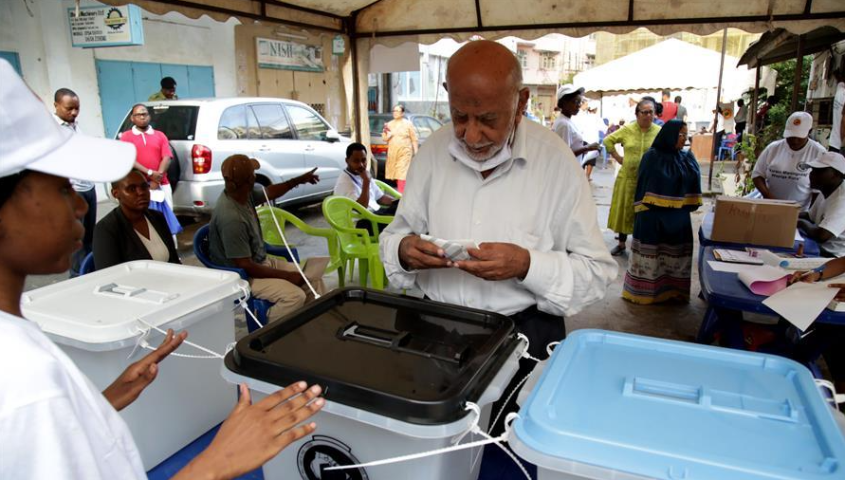 坦桑尼亚大选开始投票
