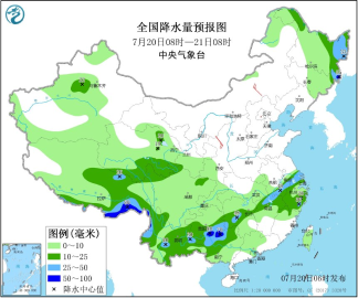 贵州、广西等地有大雨 部分地区有雷暴大风