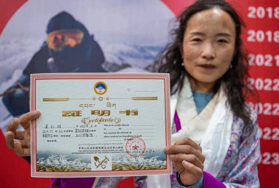 女性第一人！董红娟登顶全部14座8000米级高峰