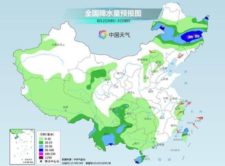 北方降雨重心将转移至东北局地大暴雨 台风“卡努”向浙闽靠近