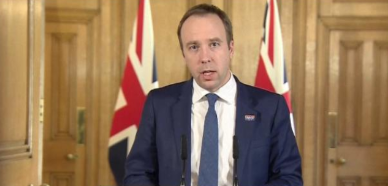 英国卫生大臣：政府将设新机构应对流行病
