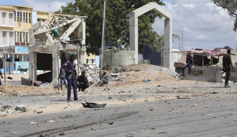索马里首都一警察局遭自杀式炸弹袭击 6人死亡