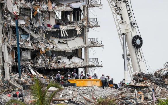 美国迈阿密大楼倒塌事故搜救行动已停止