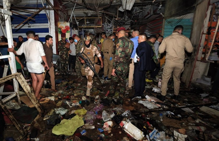 伊拉克首都遭遇自杀式炸弹袭击 至少35人死亡