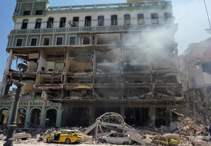 剧烈爆炸冲击古巴哈瓦那地标性酒店 致22人死亡