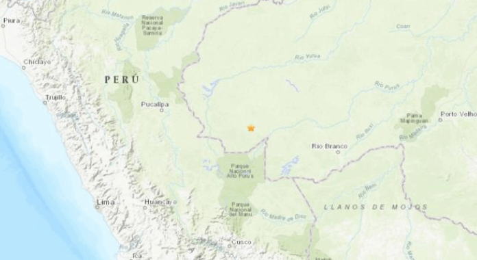 巴西塔劳阿卡附近发生6.5级地震 震源深度616.2公里